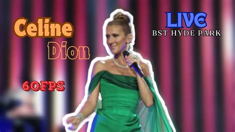 C Line Dion All By Myself Live Bst Hyde Park Pro Audio