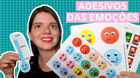 Cartela De Adesivos Das Emoções Recursos Terapêuticos Para As Emoções 6 Youtube