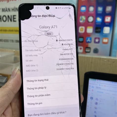 Thay Màn Hình Samsung A71 Chính Hãng Uy Tín Tại Hcm