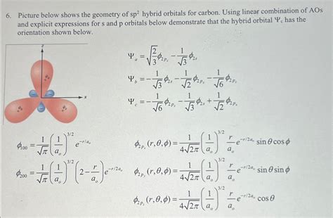 Solved Picture below shows the geometry of sp2 ﻿hybrid | Chegg.com