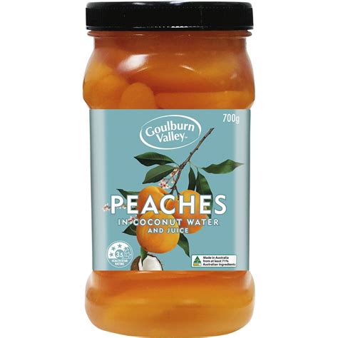 Goulburn Valley Peaches In Coconut Water 700g Woolworths