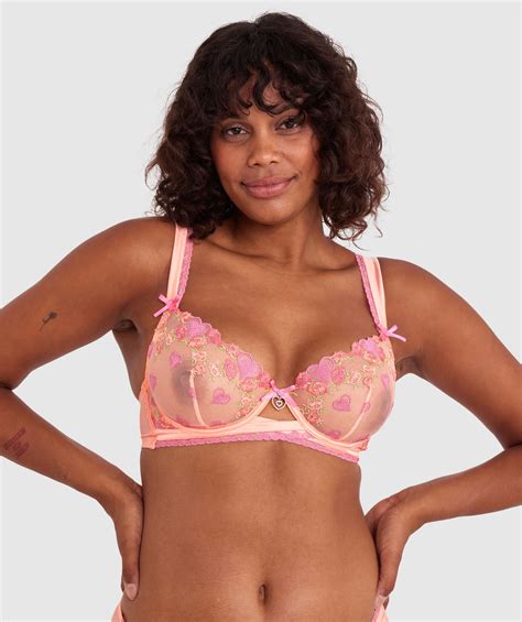 Bras N Things Enchanted Lovestruck Underwire Bra Light Coral 01461601