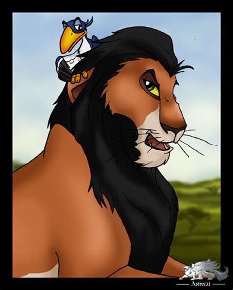 Scar and Zazu - Scar Fan Art (30189636) - Fanpop