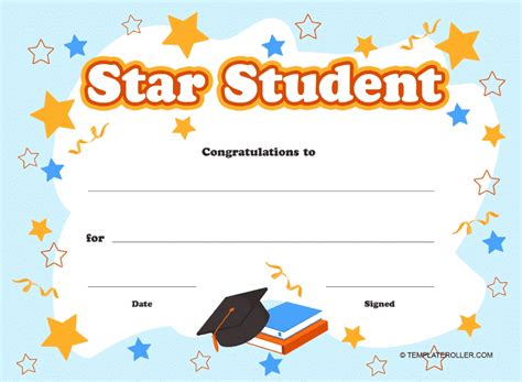 Student Certificate Templates PDF. download Fill and print for free ...