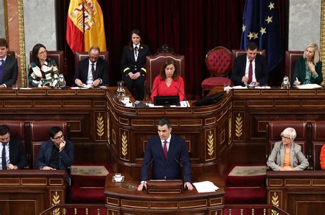 La Moncloa 15112023 Sesión De Investidura De Pedro Sánchez Primera