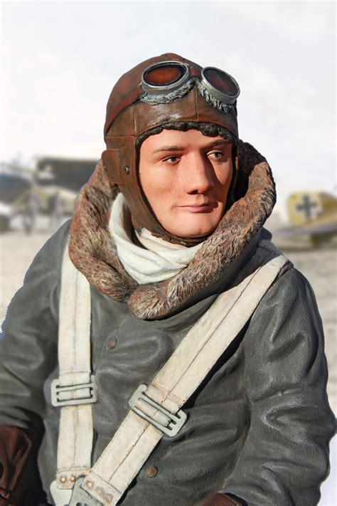 New 14 Scale Wwi Pilot Figure Model Airplane News