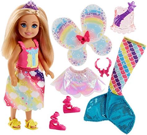 Barbie Dreamtopia Rainbow Cove Chelsea Doll And Fashions Set, Blonde ...