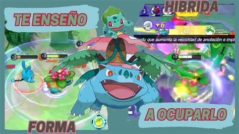 No Sabes Como Jugar A Venusaur H Brido En Pokemon Unite Partida