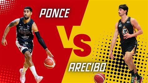 Leones De Ponce Vs Capitanes De Arecibo Bsn Serie Regular Youtube