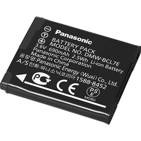 Panasonic DMW BCL7 dobíjecí Li ion baterie 3 6V 680mAh 2 5Wh pro