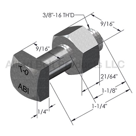 3 8 16 X 1 1 4 A394 TO SQUARE HD STEEL TRANSMISSION TOWER BOLT W A563