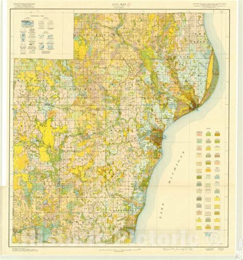 Map : Manitowoc county, Wisconsin 1926, Soil map, Wisconsin, Manitowoc ...