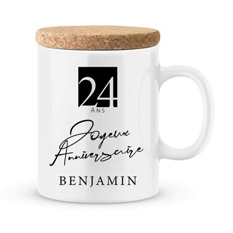 Cadeau Anniversaire Mug personnalisé avec prénom et ou photo