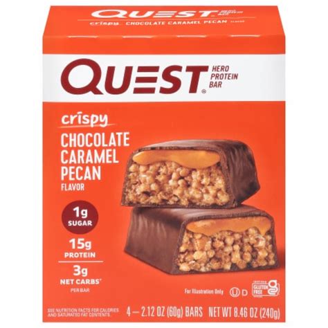 Quest Chocolate Caramel Pecan Hero Protein Bars Ct Kroger