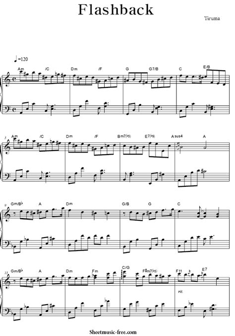 Yiruma River Flows In You Piano Sheet Music Easy Music Atelier Yuwa