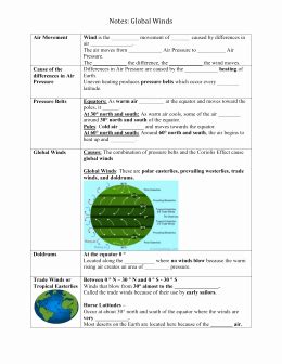 50 Global Wind Patterns Worksheet – Chessmuseum Template Library