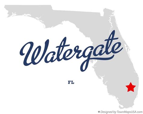 Map of Watergate, FL, Florida