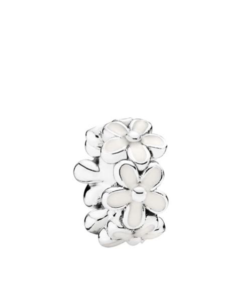 Pandora Moments Collection Sterling Silver And Enamel Darling Daisies