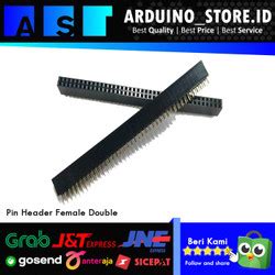 Jual Pin Header Male Strip Double Row X Mm Black Hitam Kota