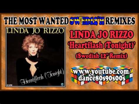 LINDA JO RIZZO Heartflash Tonight Swedish 12 Remix YouTube