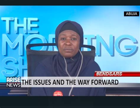 Nigeria Needs To Be Demilitarized Says Frontline Activist Aisha Yesufu