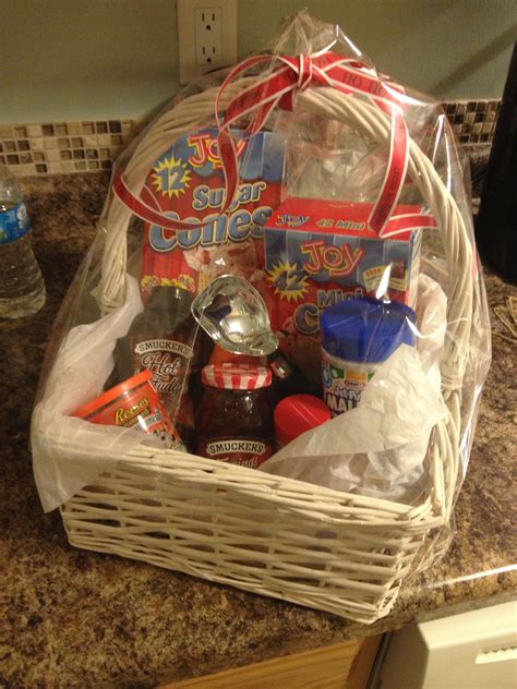 ice cream topping gift basket - Pasquale Prentice