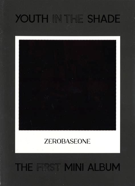 CD ZEROBASEONE YOUTH IN THE SHADE YOUTH Ver Black Disc Surface