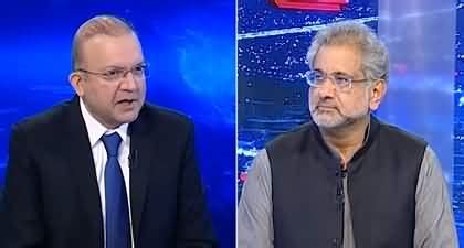 Shahid Khaqan Abbasi S Response On Avenfield Reference And Nawaz Sharif