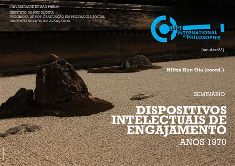 Dispositivos Intelectuais De Engajamento Anos Instituto De