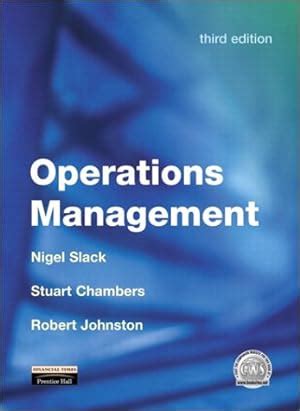 Operations Management By Nigel Slack Abebooks