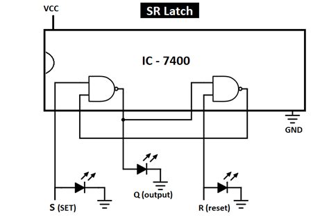 Sr Latch Circuit Diagram - Circuit Diagram