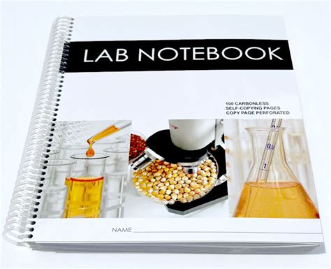 Lab Notebook 100 Pages Spiral Bound Copy Pg Perforated)