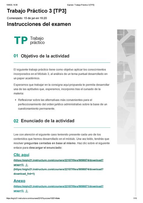 Examen Trabajo Pr Ctico Tp Derecho Administrativo Siglo