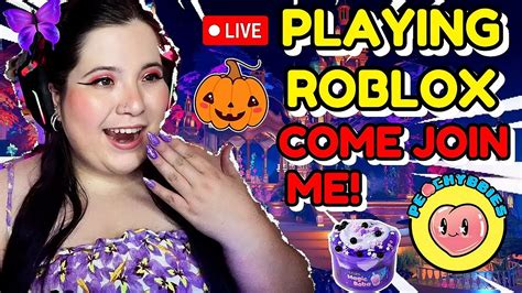 Live Playing Roblox Come Join Me Youtube