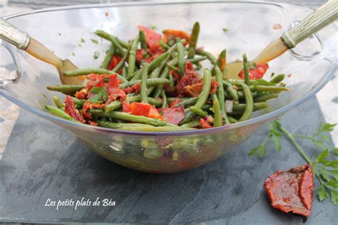 Salade De Haricots Verts Tomates Confites Et Coppa Les Petits Plats