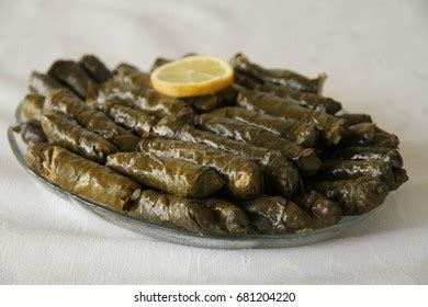 Turkish Dolma Stuffed Vine Leaves Stock Photo 681204220 | Shutterstock