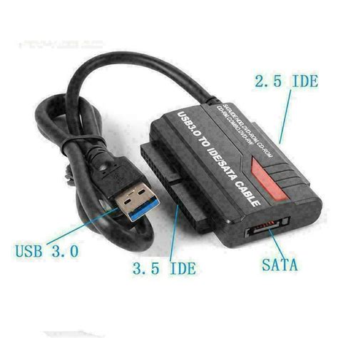 Usb 30 To 25 35” Ide Sata Hard Drive Hdd Reader Docking Us Ebay