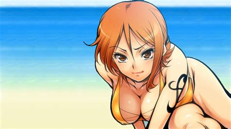 Nami Sexy Bikini Girl 00 HD Wallpaper