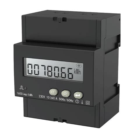 Dds1946 L 4p Single Phase DIN Rail 5 100A Direct Input Power Meter