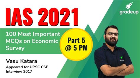 100 Important MCQs On Economic Survey Part 5 LIVE Discussion With