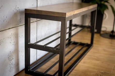 Industrial Simple Shoe Rack - Etsy | Metal shoe rack, Wooden shoe racks, Industrial shoe rack