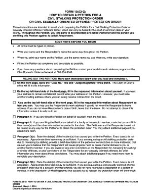 Fillable Online Supremecourt Ohio Form 10 03 G How To Obtain A Civil