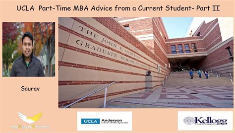 Ucla Part Time Mba Advice From A Current Student Part Ii Myessayreview