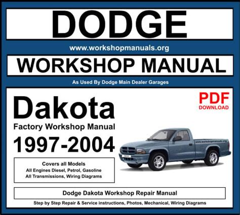 Dodge Dakota 1997-2004 Workshop Repair Manual Download PDF