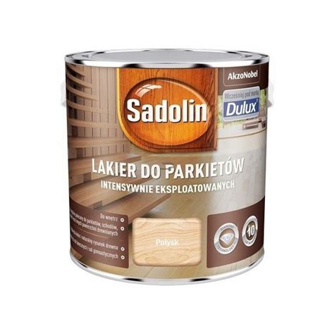 Sadolin Lakier Do Parkietów POŁYSK 2 5L podłóg schodów szybkoschnący