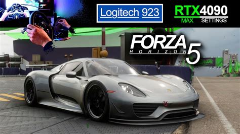 PORSCHE 918 SPYDER Logitech G923 RTX 4090 3440x1440 Ultrawide