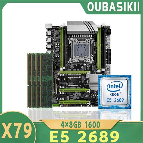 Oubasikii X Motherboard Combo Kit Set Xeon Lga E X Gb