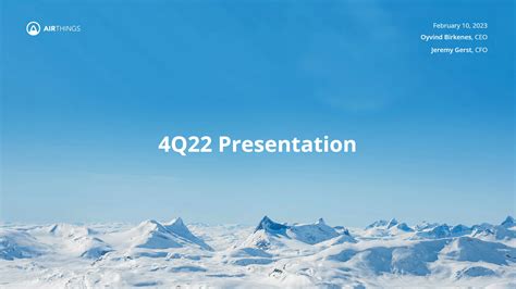 4Q 2022 Presentation WN Event