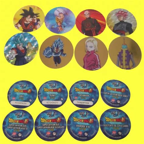 Tazos Dragon Ball Super Sabritas Diferentes Meses Sin Inter S