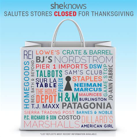 35 stores closed on Thanksgiving so you can spend the holiday at home